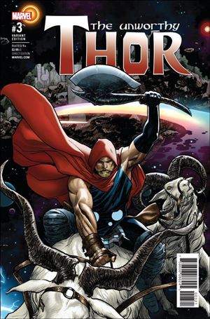 Unworthy Thor issue 3-C Ryan Sook 1:25 Cover
