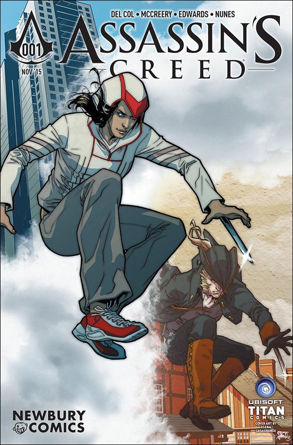 Assassin's Creed issue 1-Q Elena Casagrande Newbury Comics Cover