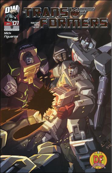 Transformers Generation One (2004) issue 1-E Dynamic Forces Gold Foil Cover 1/1000