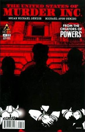 United States of Murder Inc. issue 1-C Brian Michael Bendis 1:25 Cover