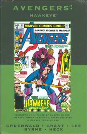 Avengers: Hawkeye issue nn-B Marvel Premiere Classic Dust Jacket Vol 22 1/800