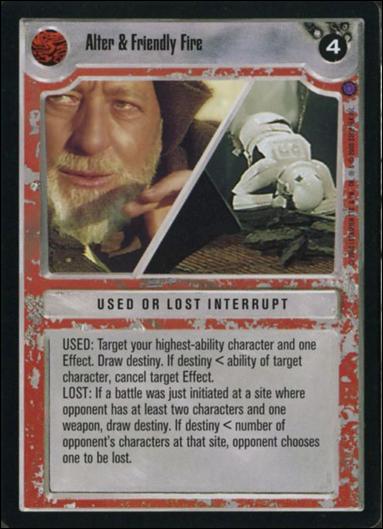 Star Wars: Reflections II: Expanding the Galaxy (Base Set) card 125 Alter & Friendly Fire
