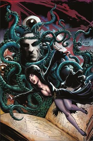 Elvira Meets H.P. Lovecraft issue 3-H Kewber Baal Virgin 1:20 Cover