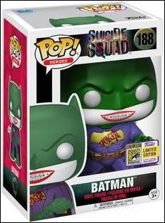 POP! Heroes figure 188 Batman (Joker) SDCC 2017
