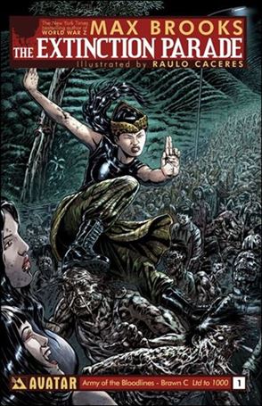 Extinction Parade issue 1-J Army of the Bloodlines - Brawn C Cover 1/1000