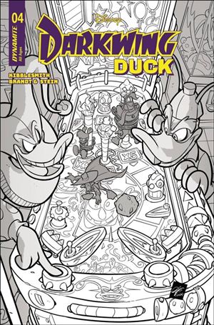 Darkwing Duck (2025) issue 4-H Ciro Cangialosi B&W 1:10 Cover