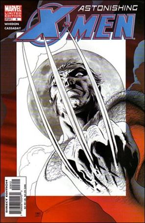 Astonishing X-Men (2004) issue 8-B Partial Sketch Cover