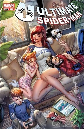 Ultimate Spider-Man (2024) issue 4-I J. Scott Campbell Webstore Cover A