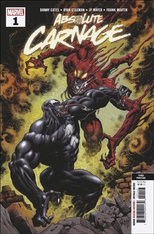 Absolute Carnage issue 1-Q Kyle Hotz Cover (3rd Printing)