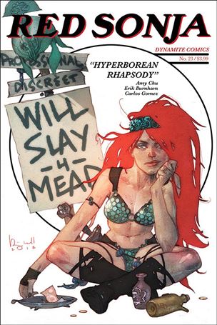 Red Sonja (2017) issue 23 Ben Caldwell Cover