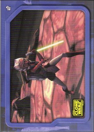 Star Wars: The Clone Wars Trading Card Stickers (Base Set) card 65 In Ahsoka's Care