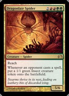 Magic the Gathering: Planechase 2012 Edition (Base Set) card 87 Dragonlair Spider