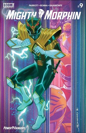 Mighty Morphin issue 9-C Joe Quinones Cover