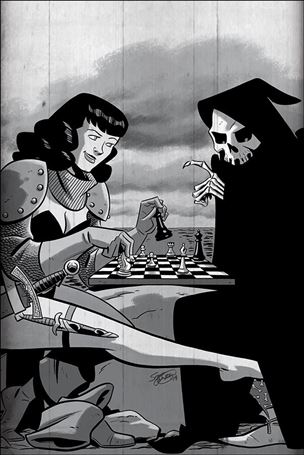 Bettie Page: Unbound issue 4-K Scott Chantler 1:30 Virgin Cover