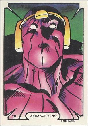 Mike Zeck (Base Set) card 27 Baron Zemo