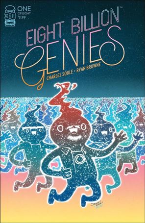 Eight Billion Genies issue 1-C Declan Shalvey Cover