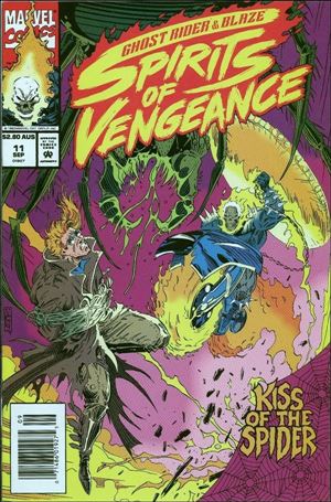 Ghost Rider/Blaze: Spirits of Vengeance issue 11-B Australian Price Cover