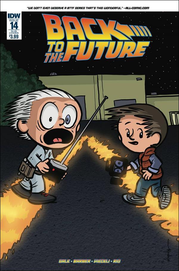Back to the Future (2015) issue 14-B  Chris Eliopoulos Subscription Cover