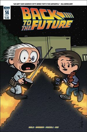 Back to the Future (2015) issue 14-B  Chris Eliopoulos Subscription Cover