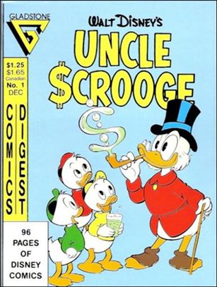 Uncle Scrooge Comics Digest Cover Image 1