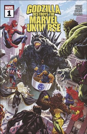 Godzilla Destroys the Marvel Universe Cover Image 1