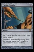 Magic the Gathering: 10th Edition (Base Set) card 338 Pithing Needle