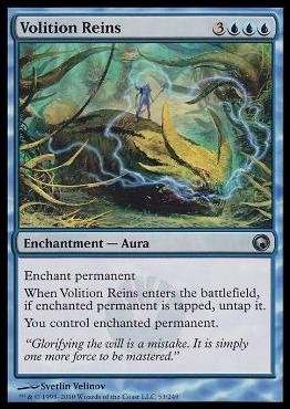 Magic the Gathering: Scars of Mirrodin (Base Set) card 53 Volition Reins