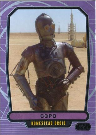 Star Wars Galactic Files (Base Set) card 52 C-3PO Homestead Droid