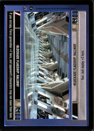 Star Wars: Reflections III (Base Set) card 87 Blockade Flagship: Hallway