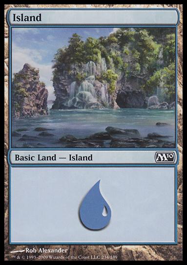 Magic the Gathering: 2010 Core Set (Base Set) card 234 Island