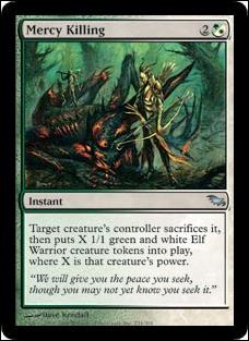 Magic the Gathering: Shadowmoor (Base Set) card 231 Mercy Killing