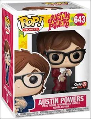 POP! Movies figure 643-B Austin Powers (Red Suit) GameStop Exclusive