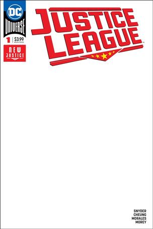 Justice League (2018) issue 1-C Blank/Sketch Cover