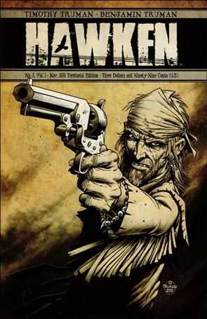 Hawken issue 2-B Timothy Truman Cover
