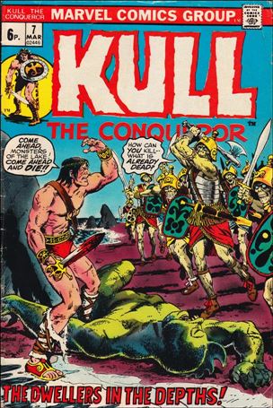 Kull the Conqueror (1971) issue 7-B UK Price Cover