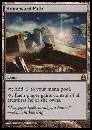 Magic the Gathering: Commander (Base Set) card 277 Homeward Path