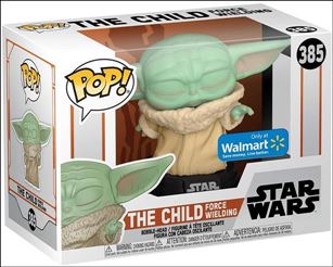 POP! Star Wars figure 385 The Child Force Wielding Walmart Exclusive