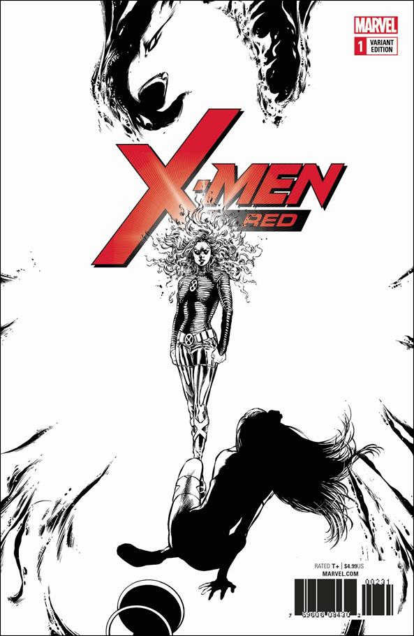 X-Men: Red (2018) issue 1-J Phil Jimenez 1:1000 B&W Remastered Cover