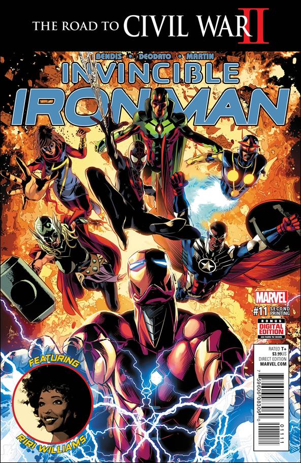 Invincible Iron Man (2015)  issue 11-C Mike Deodato Jr. Cover (2nd Printing)