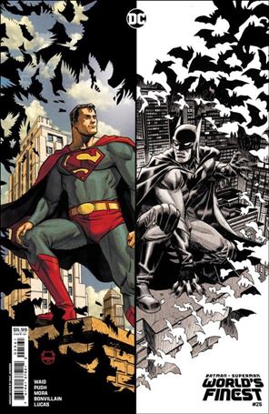 Batman/Superman: World's Finest issue 25-D Dave Johnson Cardstock Cover