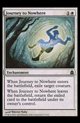 Magic the Gathering: Commander (Base Set) card 17 Journey to Nowhere
