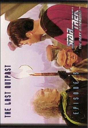 Star Trek: The Next Generation - The Episode Collection Season One (Base Set) card 24 The Last Outpost, Episode 5C