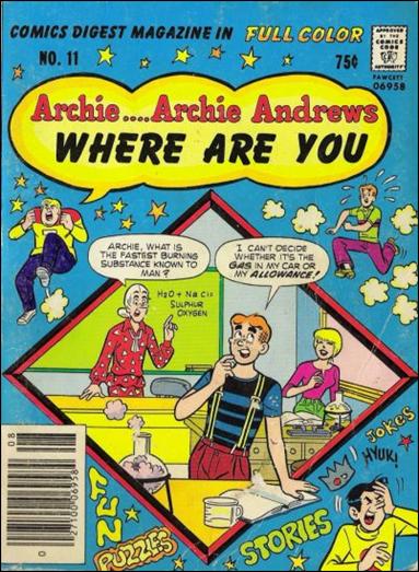 Archie…Archie Andrews, Where Are You Comics Digest Magazine issue 11