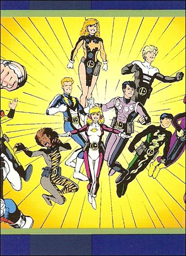 DC Cosmic Teams (Base Set) card 20 Legionnaires: Card 2