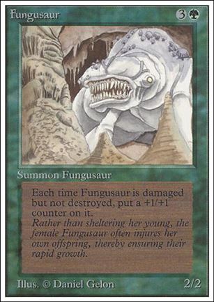 Magic the Gathering: Unlimited (Base Set) card 196 Fungusaur