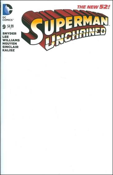 Superman Unchained issue 9-D Blank/Sketch Cover