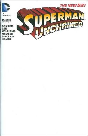 Superman Unchained issue 9-D Blank/Sketch Cover