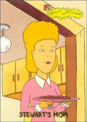 Beavis and Butt-Head (Base Set) card '9669' Stewart's Mom
