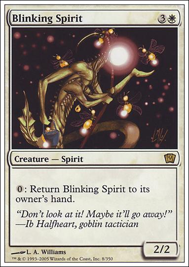 Magic the Gathering: 9th Edition (Base Set) card 8 Blinking Spirit