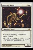 Magic the Gathering: 9th Edition (Base Set) card 8 Blinking Spirit